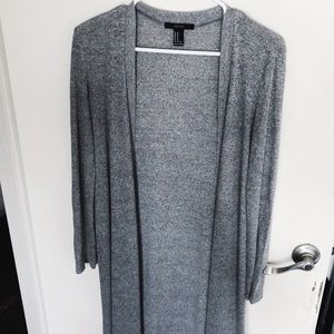 Forever 21 Marled Duster Open Cardigan